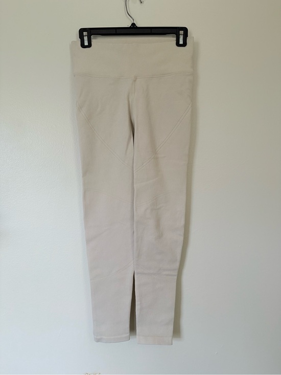 aerie Pants - Aerie Offline High Waist Seamless Ribbed Leggings, Cream, Size Medium